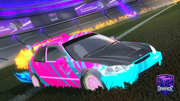 A Rocket League car design from crumblcookie
