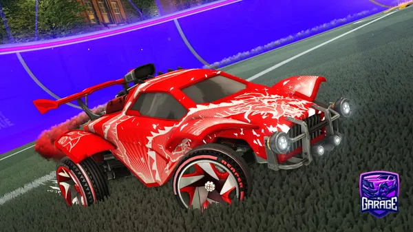 A Rocket League car design from 2K26