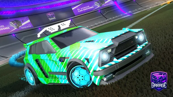 A Rocket League car design from harveywellybob