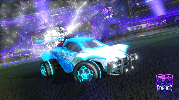 A Rocket League car design from ASGANDREI