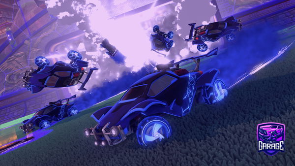 A Rocket League car design from sublimed