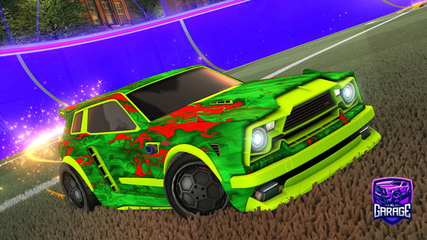 A Rocket League car design from Nut3lla