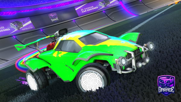 A Rocket League car design from Caroon-The-Trader