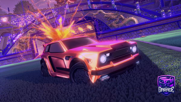 A Rocket League car design from DMSGaming