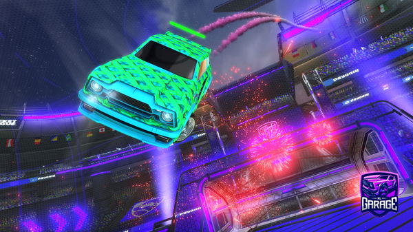 A Rocket League car design from Worm2020