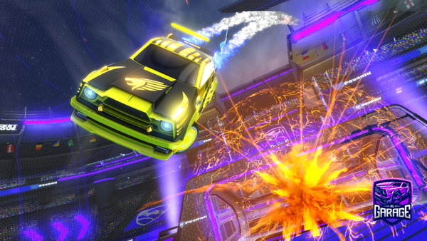 A Rocket League car design from LionDeniz