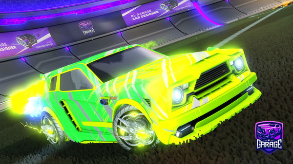 A Rocket League car design from Xgaming007