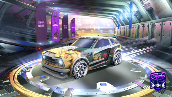 A Rocket League car design from pfllfldle