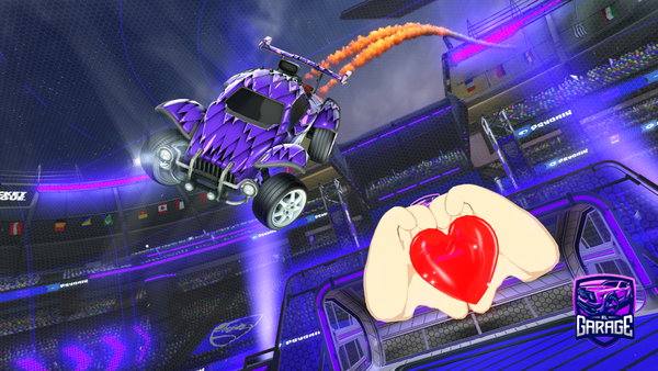 A Rocket League car design from VAPON