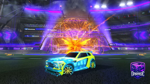 A Rocket League car design from Juan9321