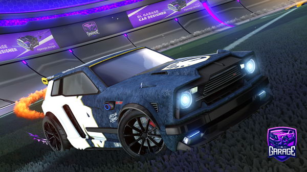A Rocket League car design from pablots