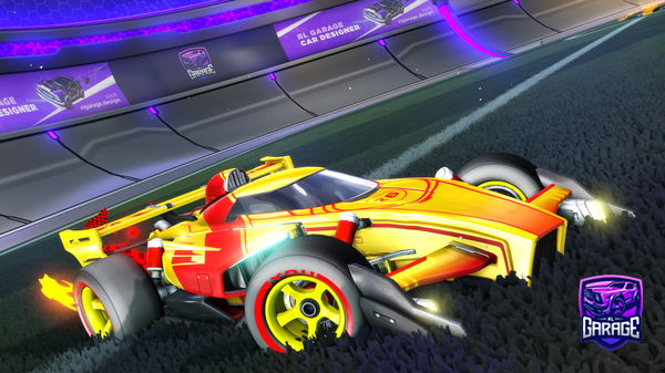 A Rocket League car design from misujmecheru