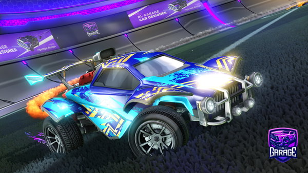 A Rocket League car design from Urban6