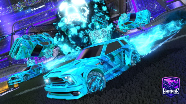 A Rocket League car design from ShooterinoS