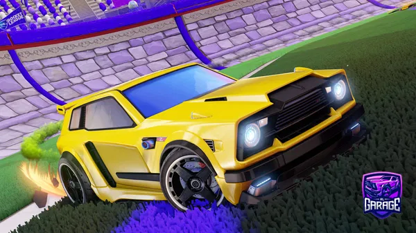 A Rocket League car design from SupbarMocha
