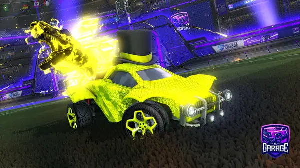 A Rocket League car design from SennB16