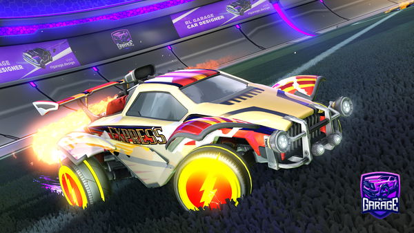 A Rocket League car design from JULA11