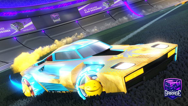 A Rocket League car design from Bananana-_-