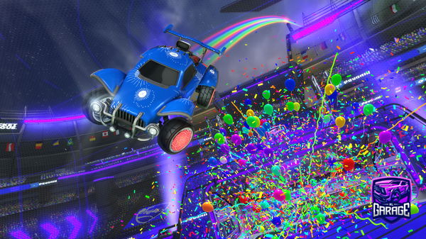 A Rocket League car design from Mijamin