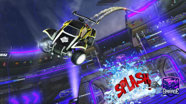 A Rocket League car design from SMURFY12