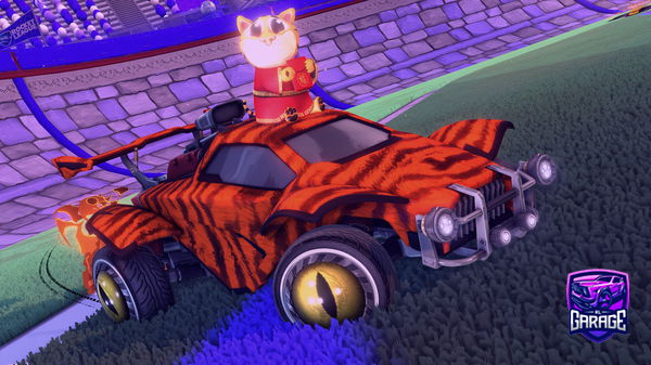 A Rocket League car design from Myusernameistigershark