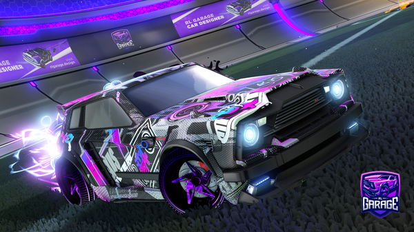 A Rocket League car design from boooooooiii