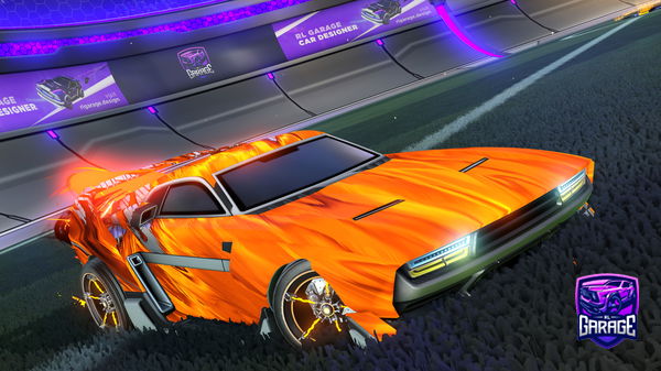 A Rocket League car design from skystrike123