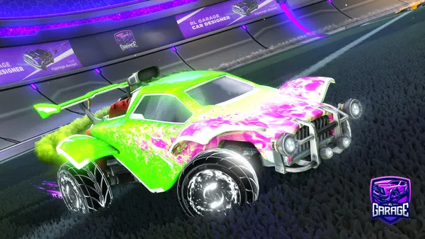 A Rocket League car design from SlimmerClock446