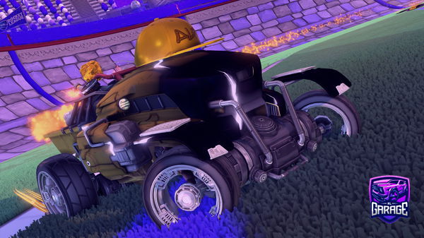 A Rocket League car design from burntsienna