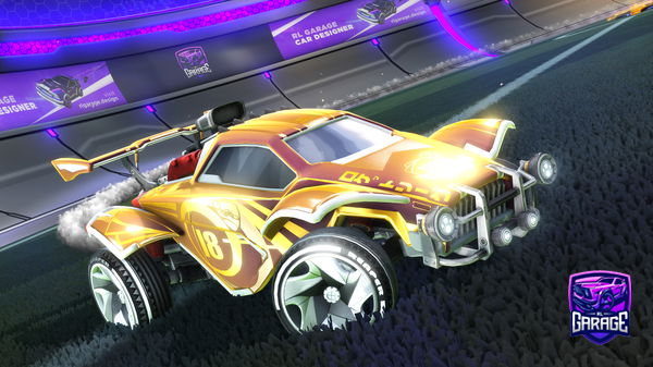 A Rocket League car design from Ziron_YT