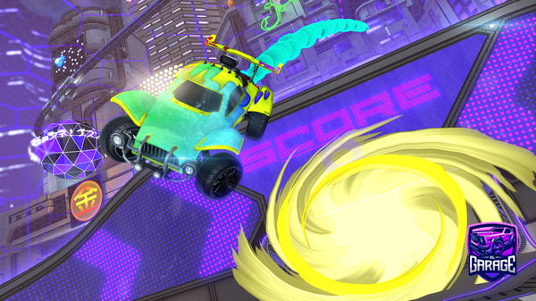 A Rocket League car design from IR3y3527