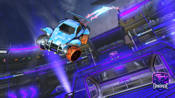 A Rocket League car design from Blue-Light