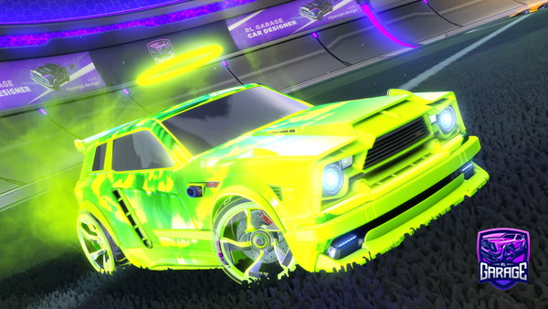 A Rocket League car design from eraseluis