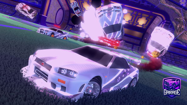 A Rocket League car design from Vibro-