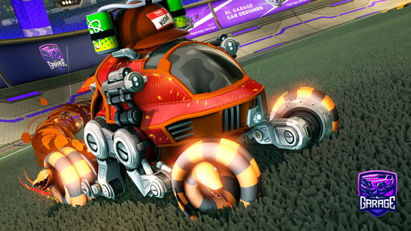 A Rocket League car design from tratroy