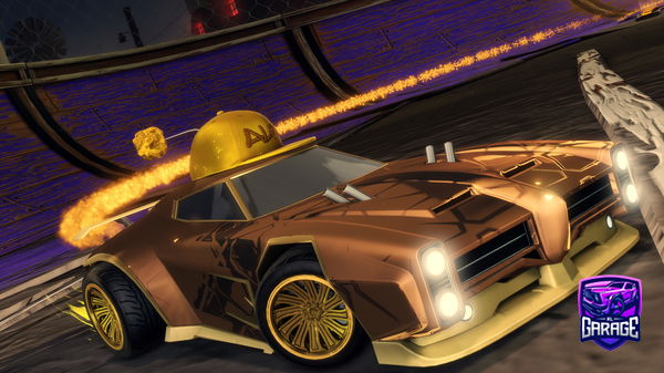 A Rocket League car design from BLACKFORCES