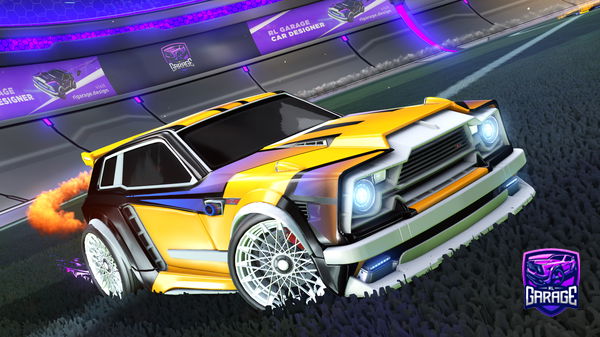 A Rocket League car design from BlackLungSanji