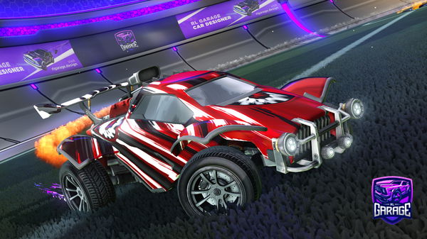 A Rocket League car design from Spyder342