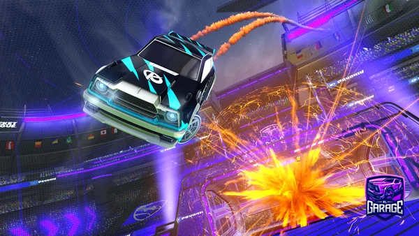 A Rocket League car design from Moon_skg