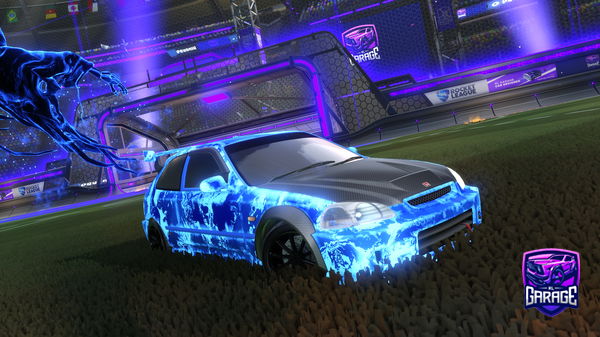 A Rocket League car design from zyxelRL