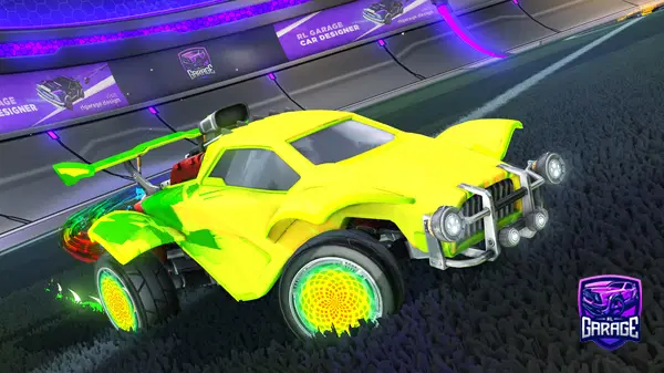A Rocket League car design from ItsGiuze