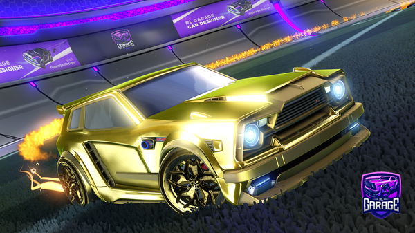 A Rocket League car design from BigTradesNYC