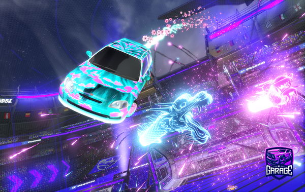 A Rocket League car design from OptixClxdzz