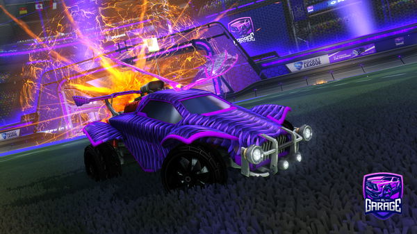 A Rocket League car design from simsonek