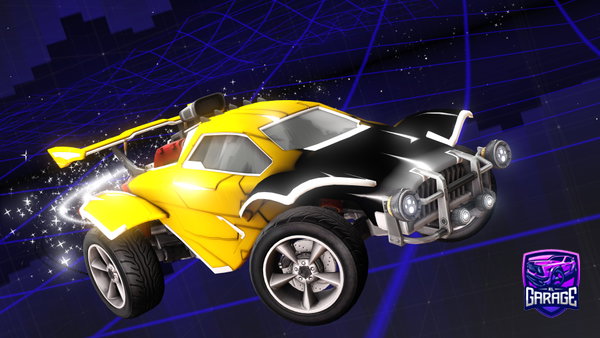 A Rocket League car design from samurokan