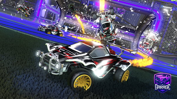 A Rocket League car design from DeeBlockJordan