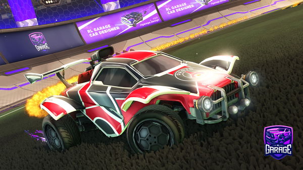 A Rocket League car design from Crayonzs