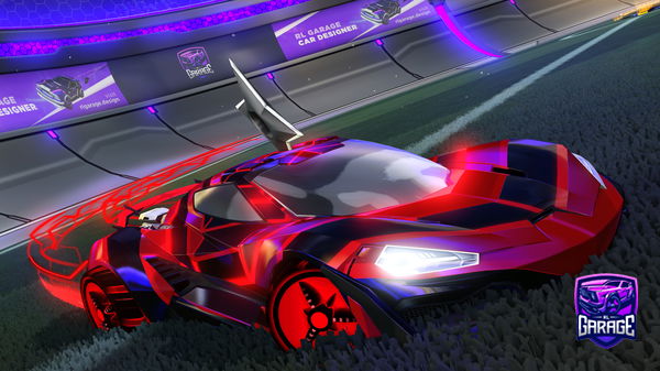 A Rocket League car design from Cosplash