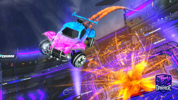 A Rocket League car design from Pointlessname