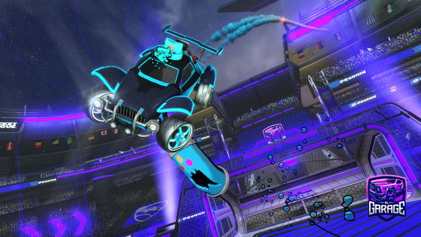 A Rocket League car design from CatchABootyGang